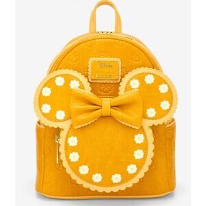 Loungefly Minnie Pumpkin Pie Scented Cosplay Backpack NWT
